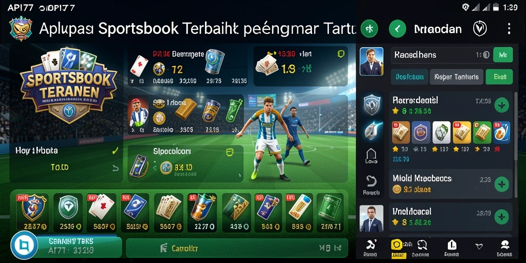 Tampilan visual menarik dari aplikasi Sportsbook API77 saat digunakan.
