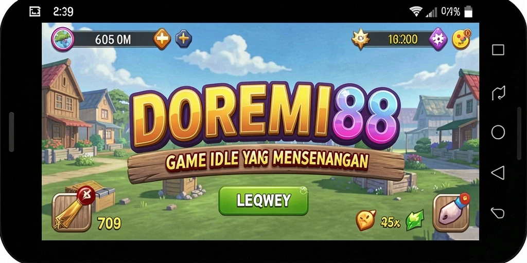 Screenshot DOREMI88 menampilkan gameplay Idle yang seru dan interaktif.