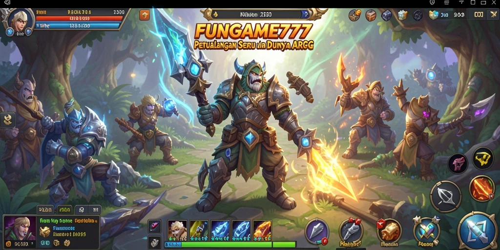 Gameplay seru di dunia petualangan ARPG FUNGAME777.