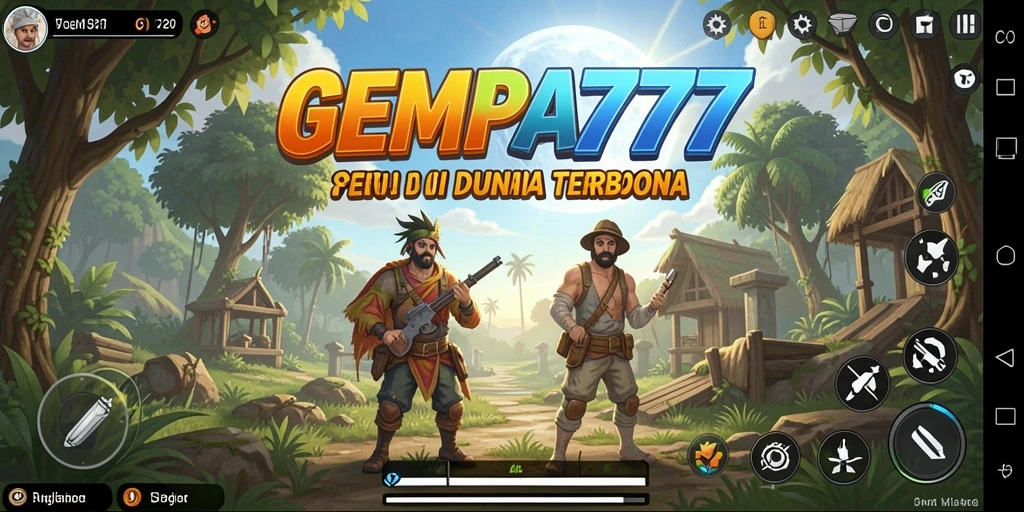 Screenshot gameplay GEMPA777 menampilkan petualangan Open World yang menarik.