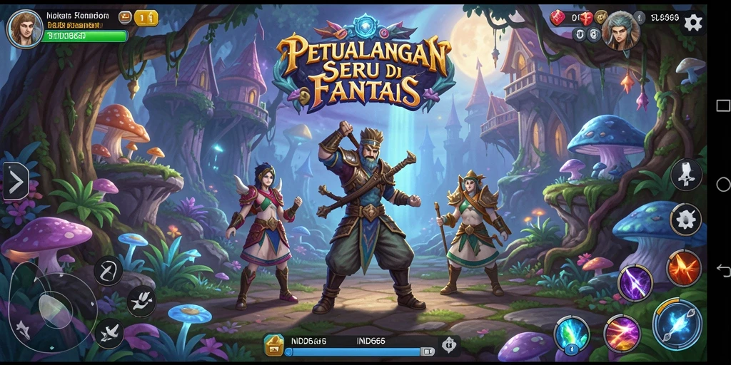 Tampilan gameplay IND666 yang menarik di dunia petualangan.