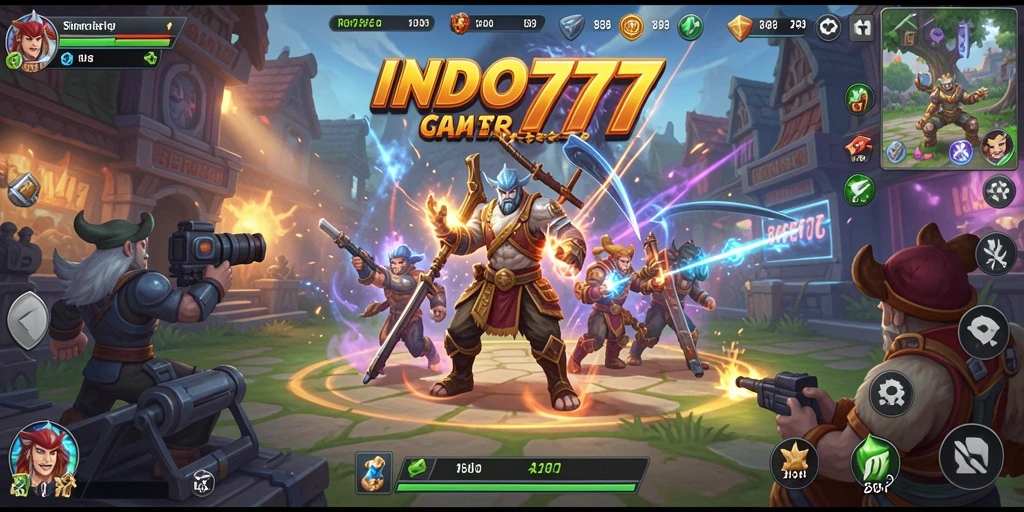 Tampilan gameplay menarik dari INDO777 dengan elemen simulasi.