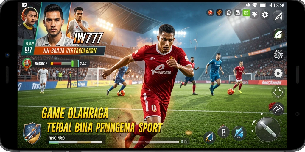 Tangkapan layar IW777 menampilkan aksi seru dalam permainan olahraga.