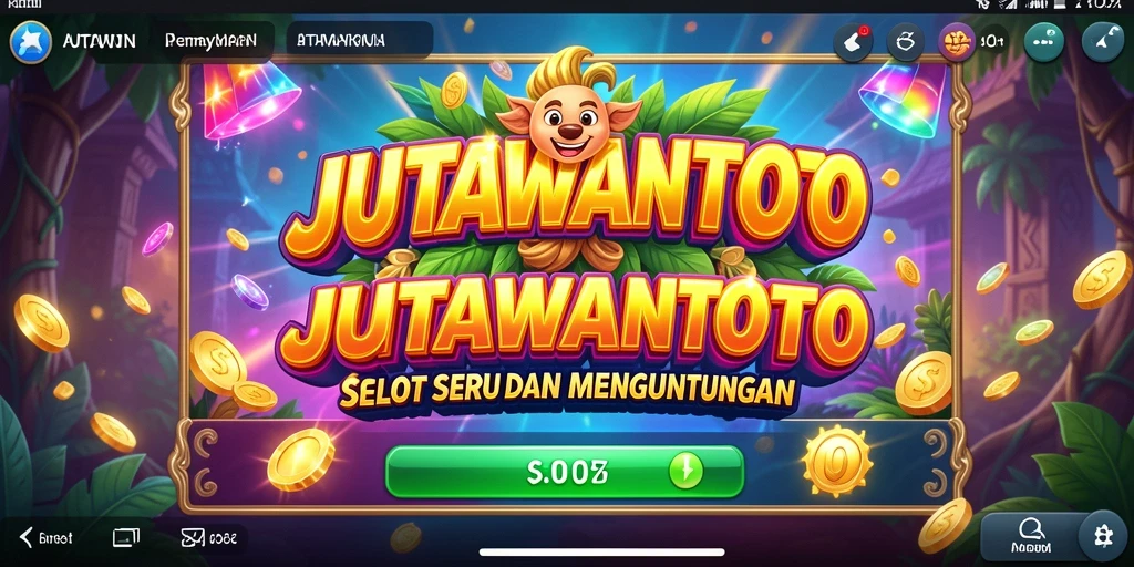 Tampilan gameplay <strong>JUTAWANTOTO</strong> yang seru dan penuh warna.
