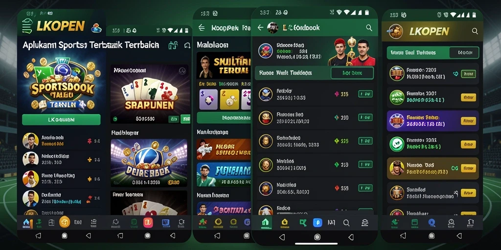 Tampilan gameplay menarik dari aplikasi Sportsbook LKOPEN.