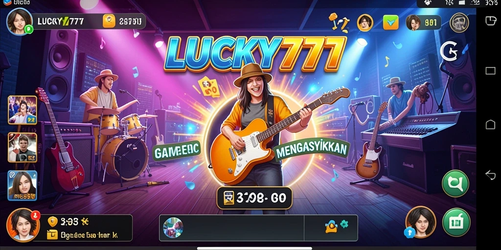 Tampilan gameplay LUCKY777 yang penuh warna dan interaktif.