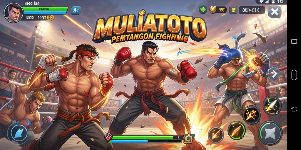Tampilan seru pertarungan di arena MULIATOTO.