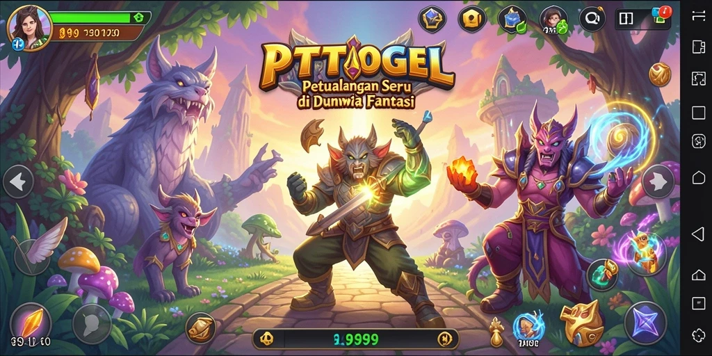 Tangkapan layar PTTOGEL menampilkan aksi seru dalam dunia petualangan.