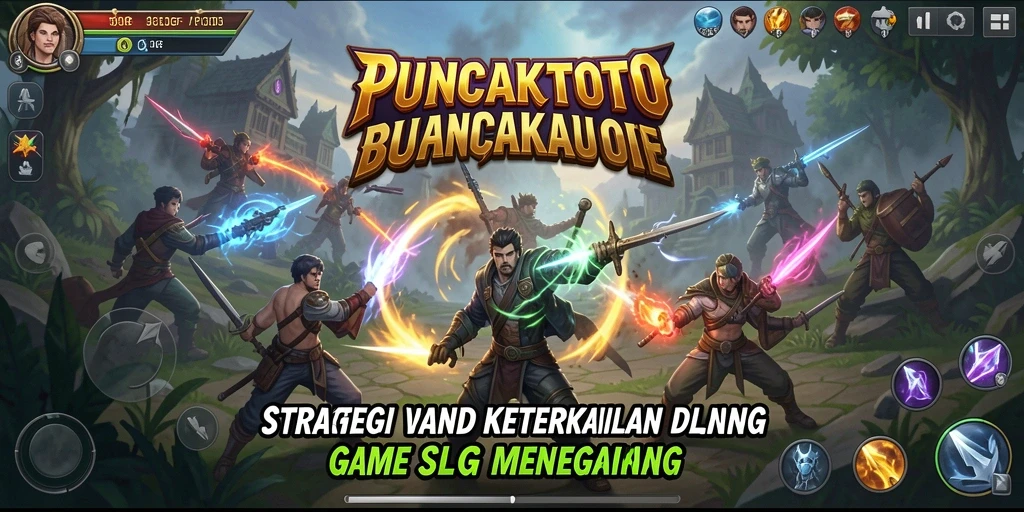 Tampilan gameplay PUNCAKTOTO dengan aksi pertempuran yang mendebarkan.