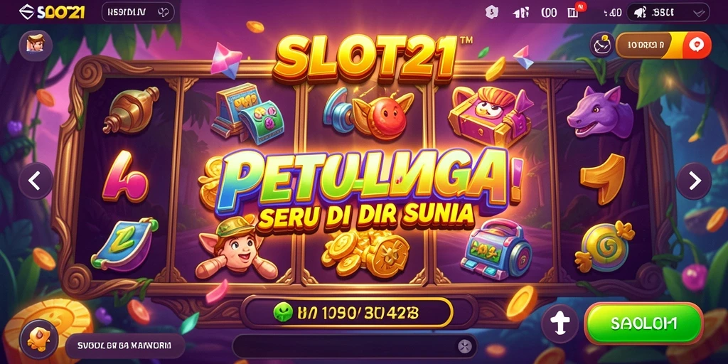 Tampilan gameplay seru dari SLOT21 yang memiliki petualangan mendebarkan.