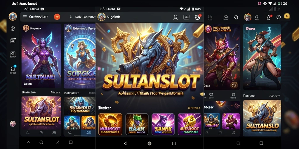 Tampilan interaktif dari gameplay SULTANSLOT yang menawan.