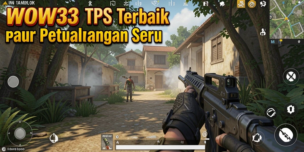 Screenshot gameplay WOW33 menampilkan aksi seru dalam TPS.