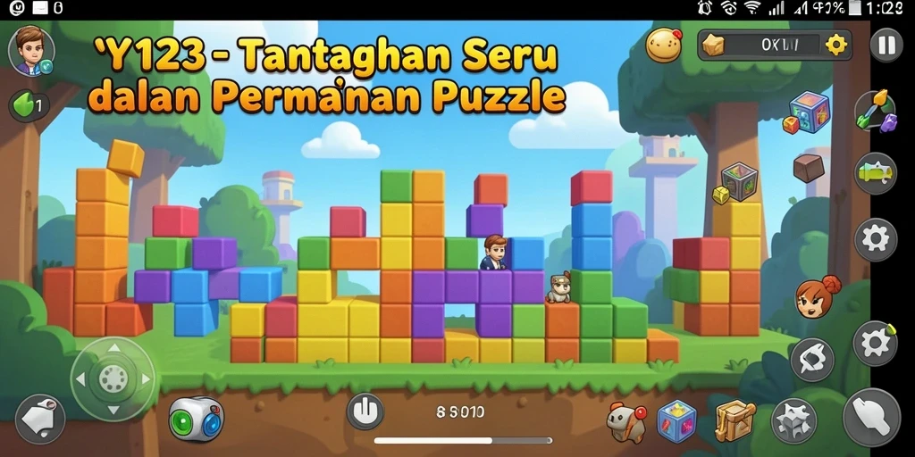 Tampilan grafis menarik dalam gameplay YY123 menyajikan tantangan teka-teki.